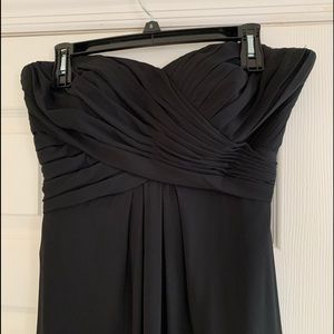 Bill Levkoff strapless evening gown